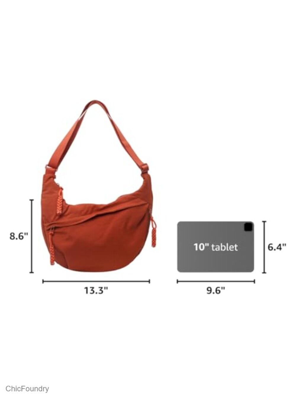 Retro Nylon Canvas Hobo Crossbody Shoulder Bag Waterproof - Picture 2 of 6